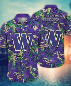 Washington Huskies NCAA Flower Hawaii Shirt For Fans Ver 29