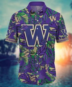 Washington Huskies NCAA Flower Hawaii Shirt For Fans Ver 29