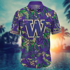 Washington Huskies NCAA Flower Hawaii Shirt For Fans Ver 29