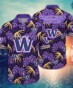 Washington Huskies NCAA Flower Hawaii Shirt For Fans Ver 31