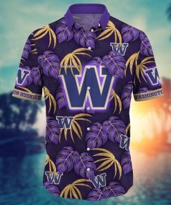 Washington Huskies NCAA Flower Hawaii Shirt For Fans Ver 31