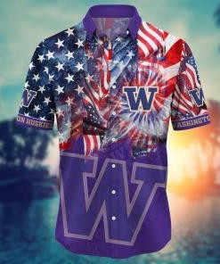 Washington Huskies NCAA Flower Hawaii Shirt For Fans Ver 32