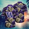 Washington Huskies NCAA Flower Hawaii Shirt For Fans Ver 37