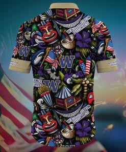 Washington Huskies NCAA Flower Hawaii Shirt For Fans Ver 4