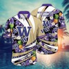 Washington Huskies NCAA Flower Hawaii Shirt For Fans Ver 6