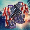 Washington Huskies NCAA Flower Hawaii Shirt For Fans Ver 9