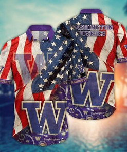 Washington Huskies NCAA Flower Hawaii Shirt For Fans Ver 9
