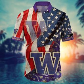Washington Huskies NCAA Flower Hawaii Shirt For Fans Ver 9