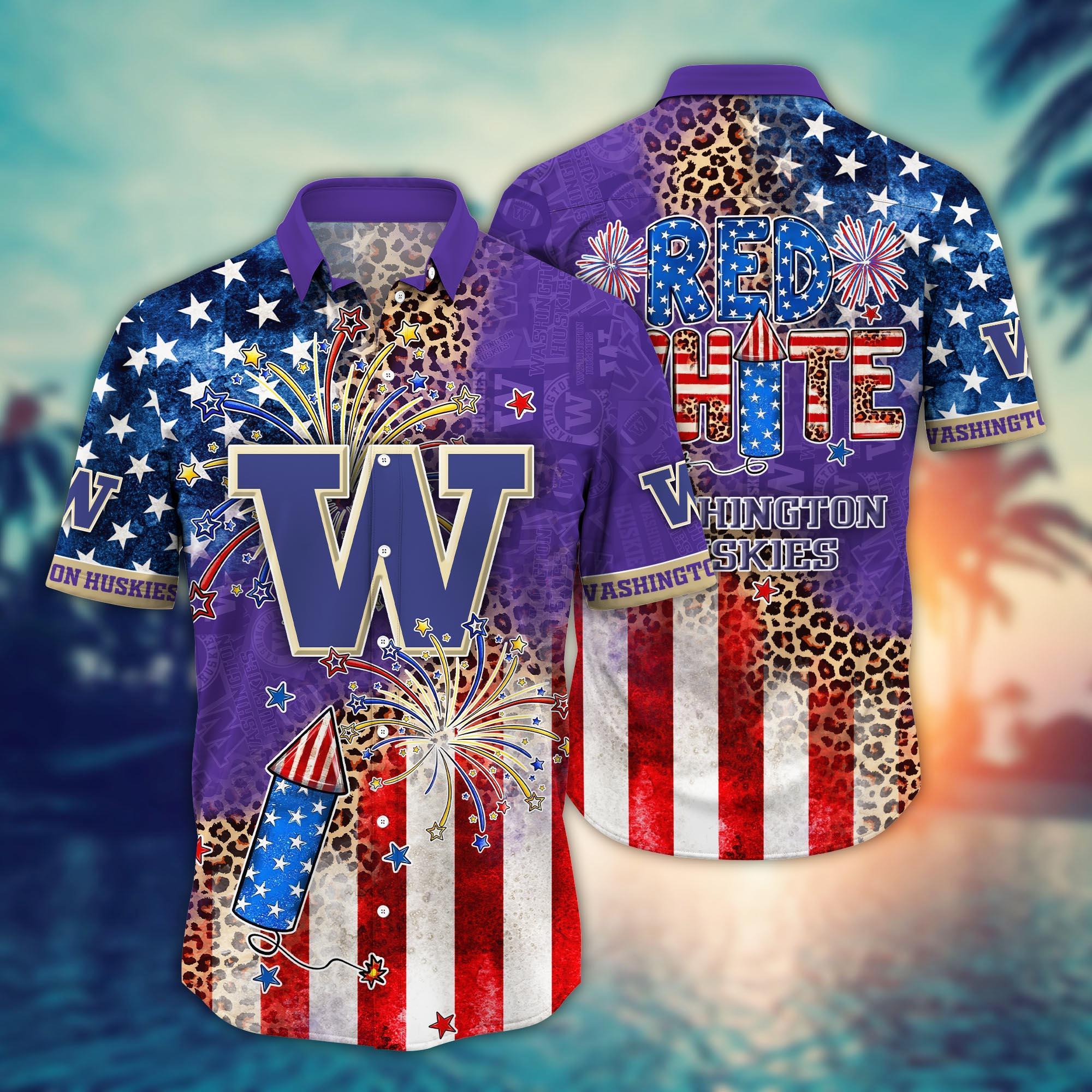 Washington Huskies NCAA Hawaii Shirt Ver 2