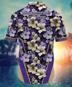 Washington Huskies NCAA Hawaiian Shirt, Aloha Shirt Ver 2