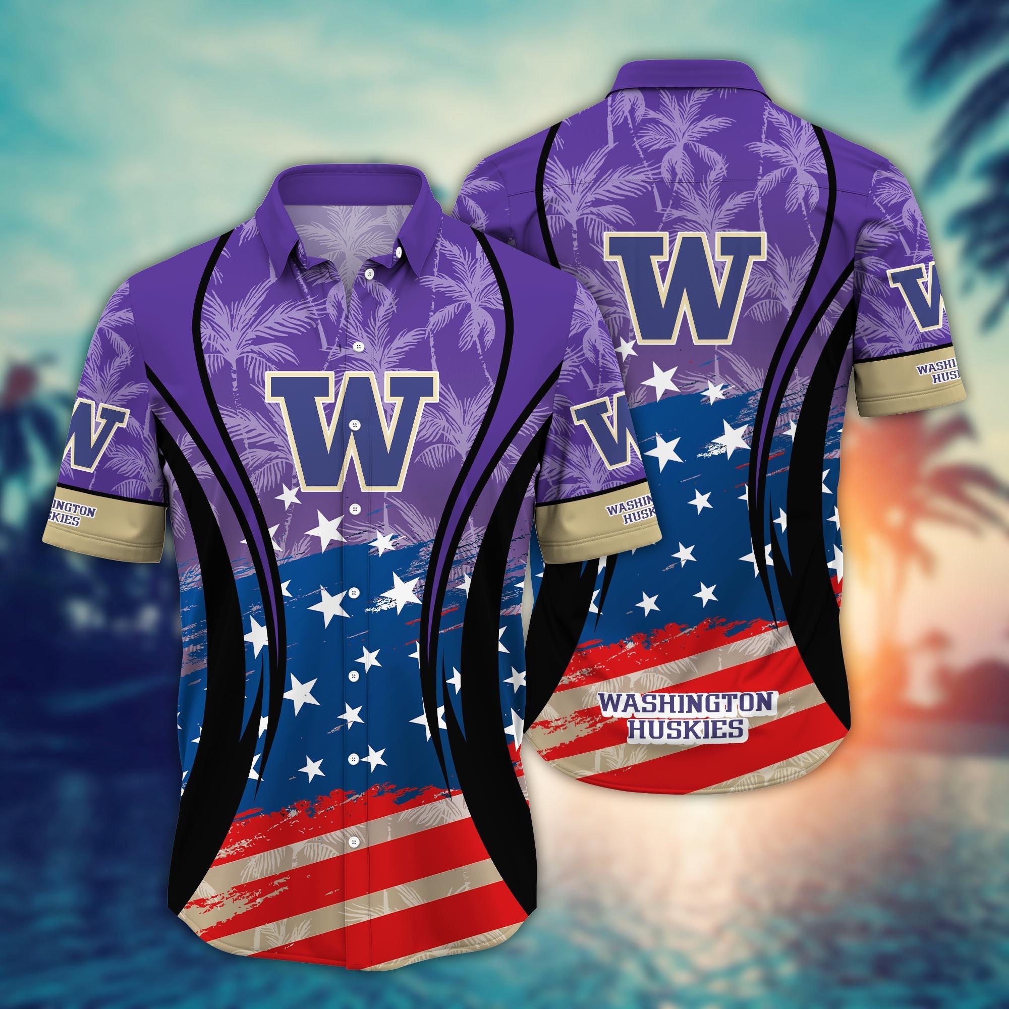 Washington Huskies NCAA Hawaiian Shirt For Fans