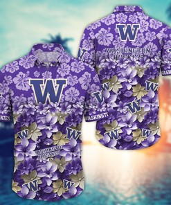 Washington Huskies NCAA Hawaiian Shirt Gift For Fan