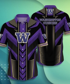 Washington Huskies Ncaa Hawaiian Shirt For Men And Women - Perfect Gift for Husky Fans