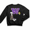 Washington Huskies Snoopy and Woodstock Painting Logo Shirt - Unique Fan Merch