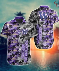 Washington Huskies Style Hawaiian Aloha Shirt - Embrace the Aloha Spirit