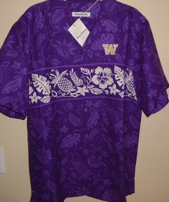 Washington Huskies Tommy Bahama Hawaii Shirt for Men