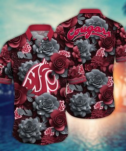 Washington State Cougars NCAA Flower Hawaii Shirt For Fans