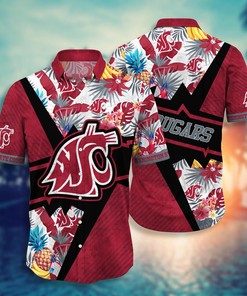 Washington State Cougars NCAA Flower Hawaii Shirt For Fans Ver 11