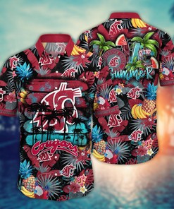 Washington State Cougars NCAA Flower Hawaii Shirt For Fans Ver 15