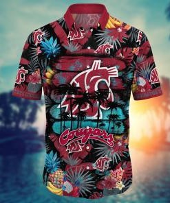 Washington State Cougars NCAA Flower Hawaii Shirt For Fans Ver 15