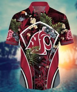 Washington State Cougars NCAA Flower Hawaii Shirt For Fans Ver 16