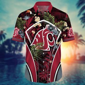 Washington State Cougars NCAA Flower Hawaii Shirt For Fans Ver 16