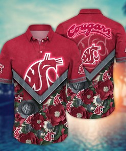 Washington State Cougars NCAA Flower Hawaii Shirt For Fans Ver 18