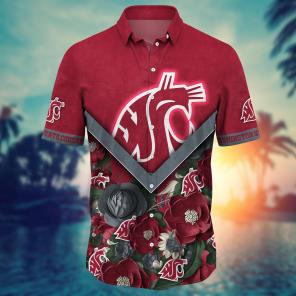 Washington State Cougars NCAA Flower Hawaii Shirt For Fans Ver 18