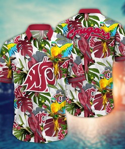 Washington State Cougars NCAA Flower Hawaii Shirt For Fans Ver 2