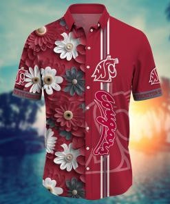 Washington State Cougars NCAA Flower Hawaii Shirt For Fans Ver 25