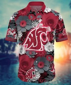 Washington State Cougars NCAA Flower Hawaii Shirt For Fans Ver 26