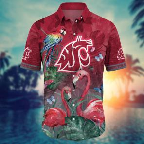 Washington State Cougars NCAA Flower Hawaii Shirt For Fans Ver 29