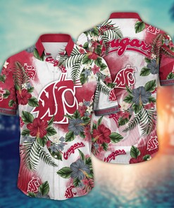 Washington State Cougars NCAA Flower Hawaii Shirt For Fans Ver 31