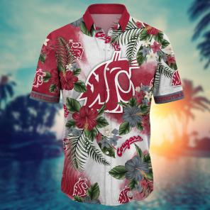 Washington State Cougars NCAA Flower Hawaii Shirt For Fans Ver 31