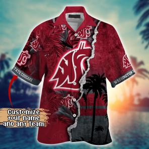 Washington State Cougars NCAA Flower Hawaii Shirt For Fans Ver 34