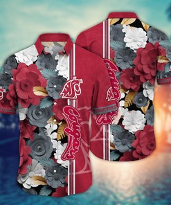 Washington State Cougars NCAA Flower Hawaii Shirt For Fans Ver 36