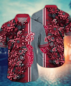 Washington State Cougars NCAA Flower Hawaii Shirt For Fans Ver 5