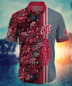 Washington State Cougars NCAA Flower Hawaii Shirt For Fans Ver 5