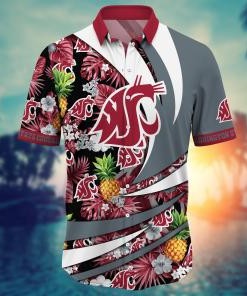 Washington State Cougars NCAA Flower Hawaii Shirt For Fans Ver 6