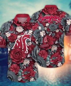 Washington State Cougars NCAA Flower Hawaii Shirt For Fans Ver 8