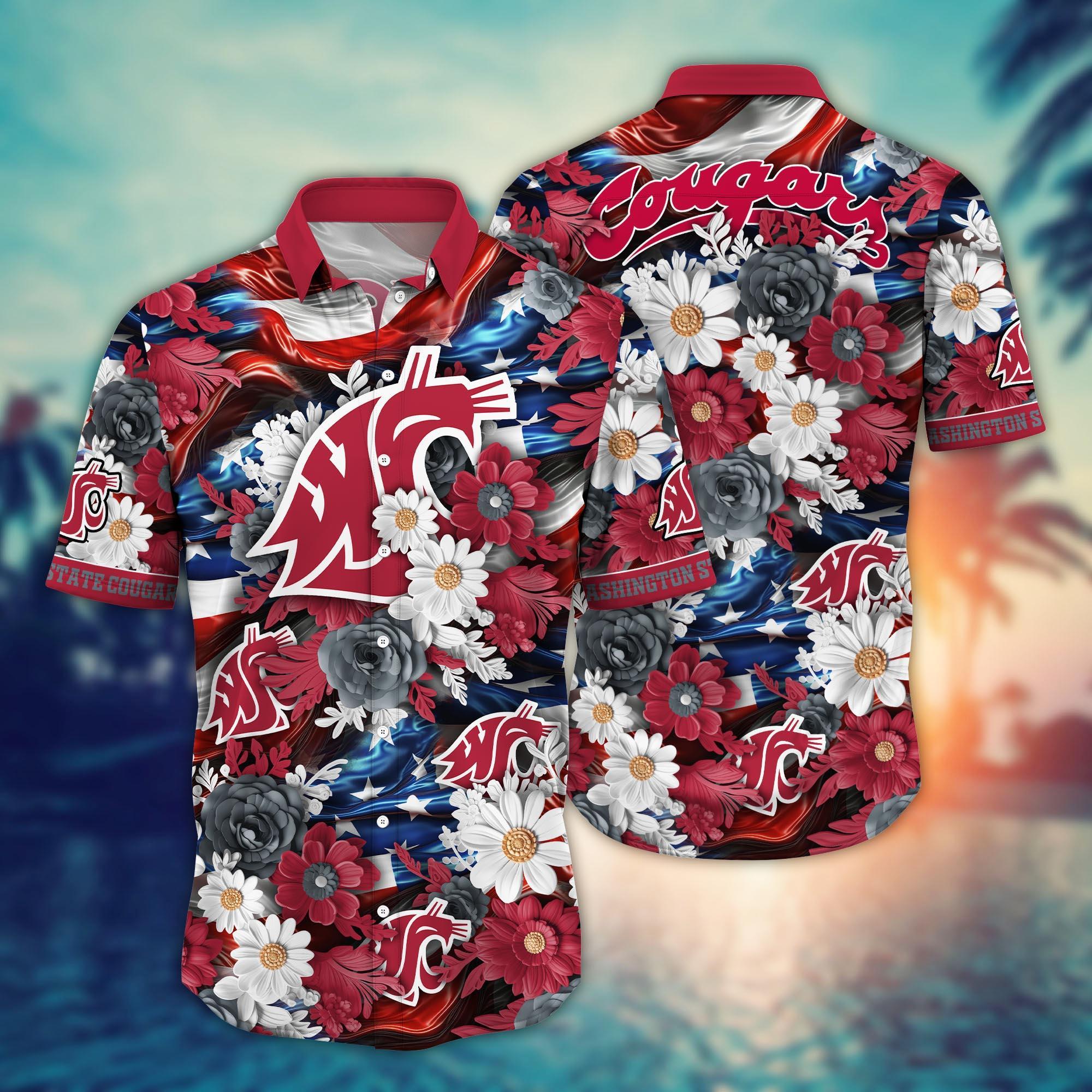 Washington State Cougars NCAA Hawaii Shirt Ver 3