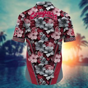 Washington State Cougars NCAA Hawaiian Shirt, Aloha Shirt Ver 2