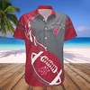 Washington State Cougars Red Flame Ball Hawaiian Shirt V2
