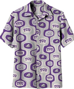 Wes and Willy Mens College Cabana Boy Retro Button Down Hawaiian Short Sleeve Shirt - Cool and Retro Fan Gear