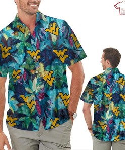 West Virginia Mountaineers Floral Tropical Hawaiian Shirt - A Chic and Stylish Choice