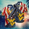 West Virginia Mountaineers NCAA Flower Hawaii Shirt For Fans Ver 10