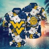 West Virginia Mountaineers NCAA Flower Hawaii Shirt For Fans Ver 12
