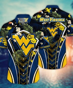 West Virginia Mountaineers NCAA Flower Hawaii Shirt For Fans Ver 13