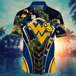 West Virginia Mountaineers NCAA Flower Hawaii Shirt For Fans Ver 13