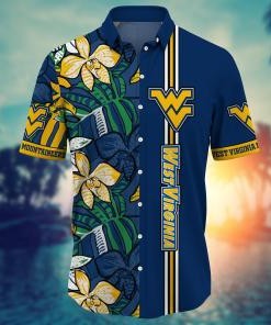West Virginia Mountaineers NCAA Flower Hawaii Shirt For Fans Ver 14